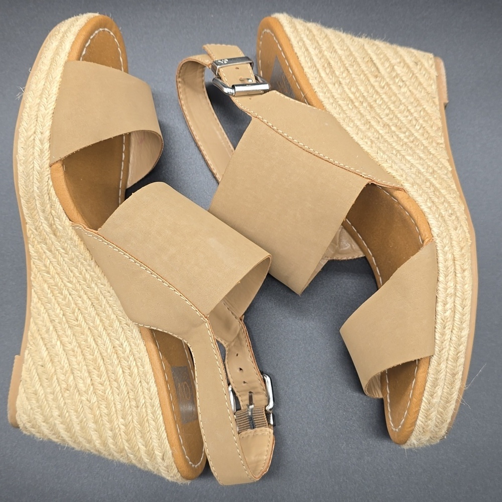 DV | Target Branded| Tan | Espadrille |Wedge Sandals | Size 10M - Picture 5 of 8